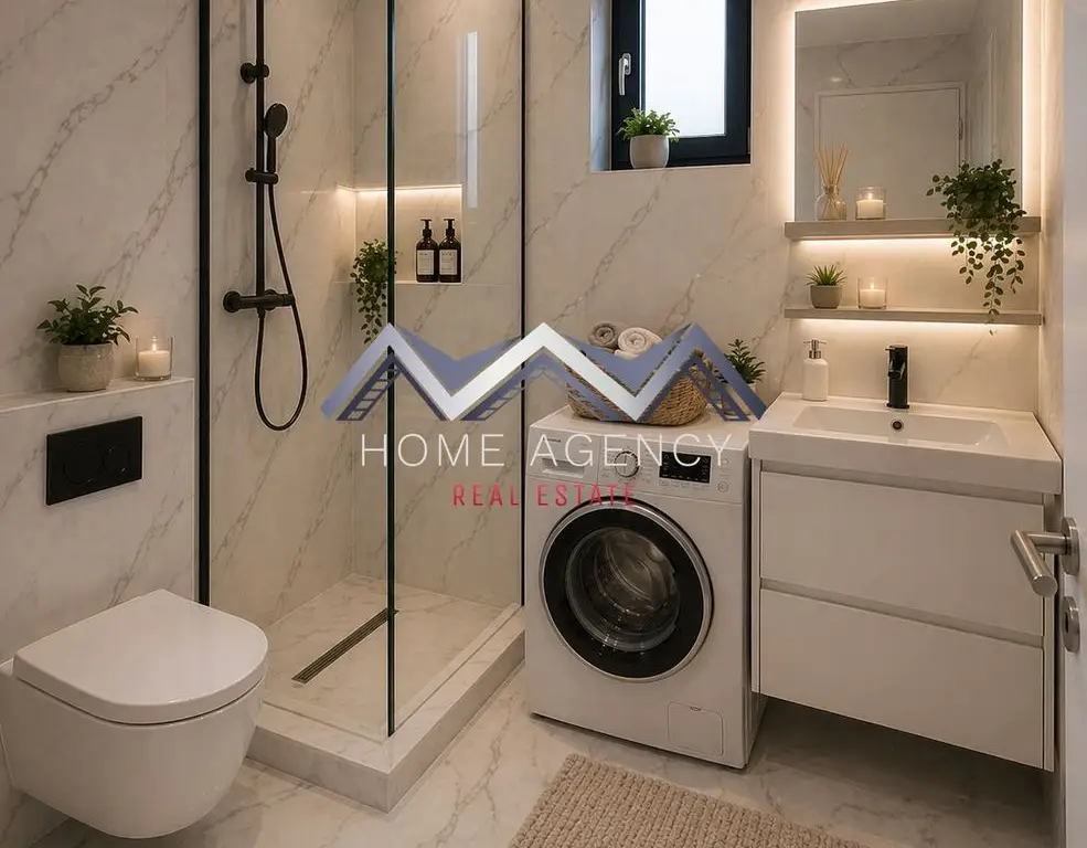 Apartament 2 camere Otopeni central | parcare subterană + bucătărie închisă