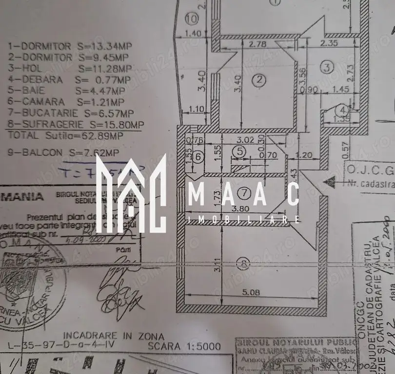 Apartament 3 camere decomandat | Ostroveni, Râmnicu Vâlcea | 70 mp, renovat