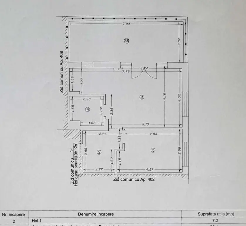 Apartament Nou, Novopolis, suprafata totala 73,3 mp + parcare