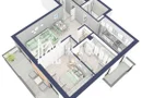 Apartament 3 camere | Balcoane 15.1 mp | Etaj 1 | Turnisor