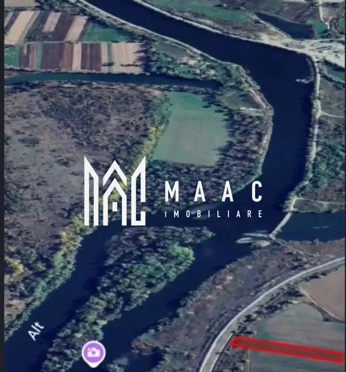 Teren 3.500 mp | Lângă canalul Oltului  | Porumbacu de Jos