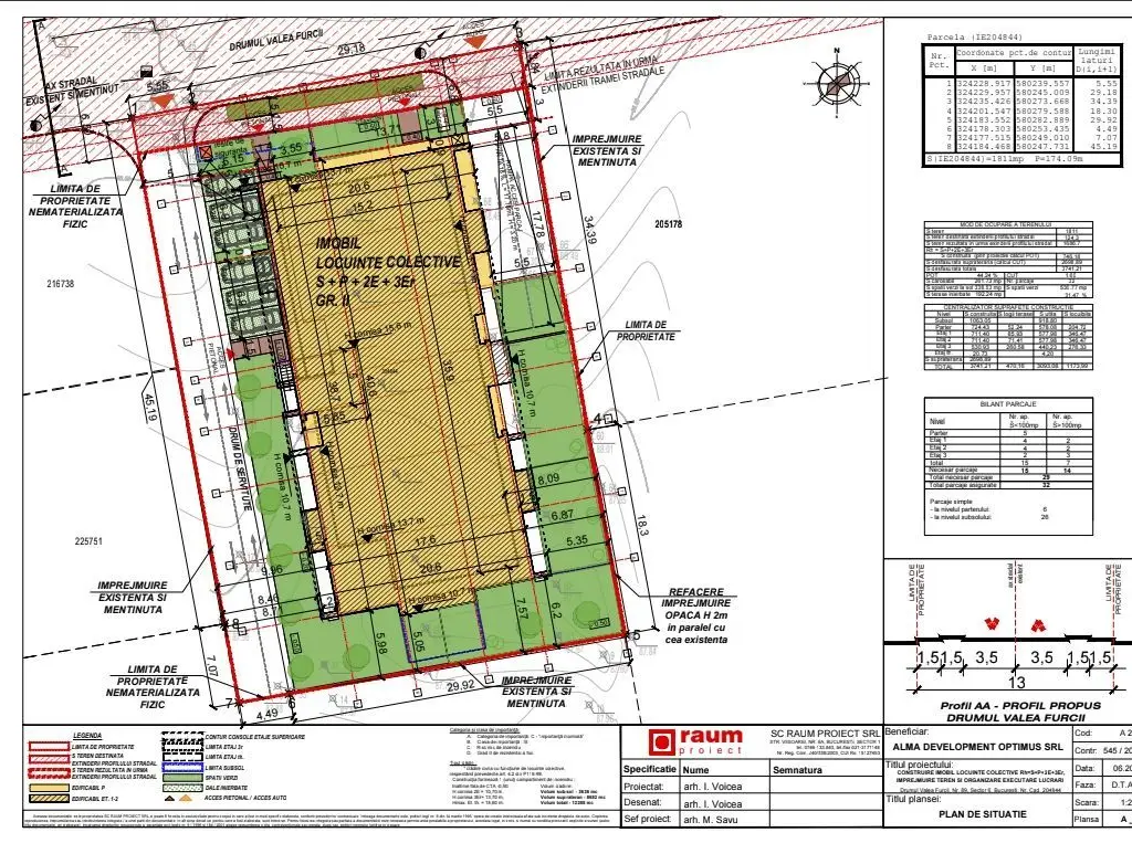 BRASADAS vinde 1815mp teren constr AUTORIZATIE Dr. TABEREI
