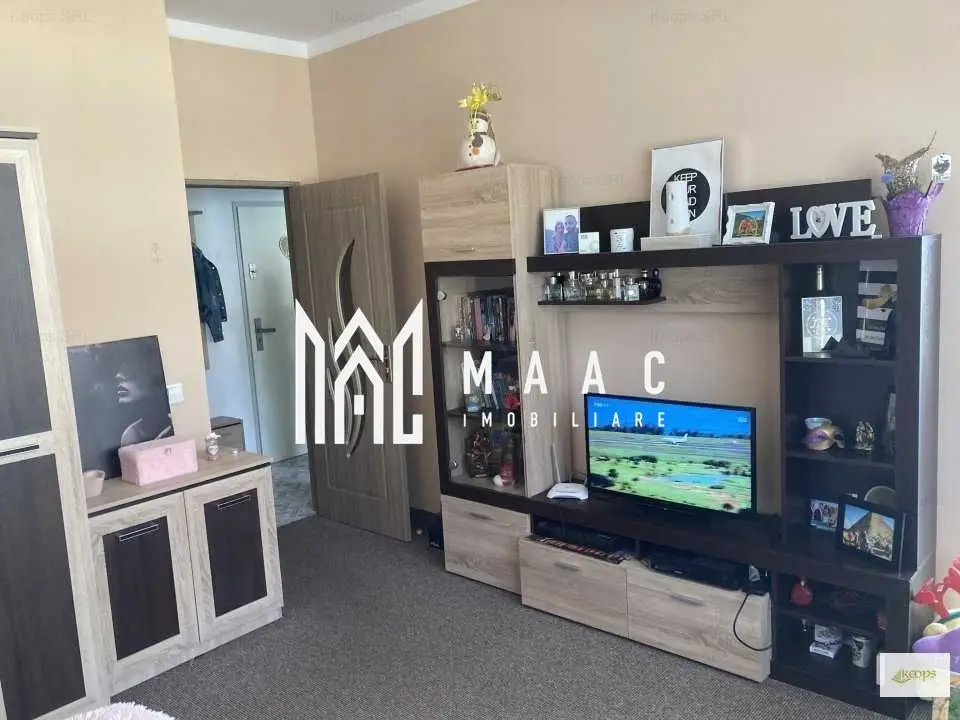 Garsonieră decomandată | Turnișor, Sibiu | 32 mp, balcon, parcare