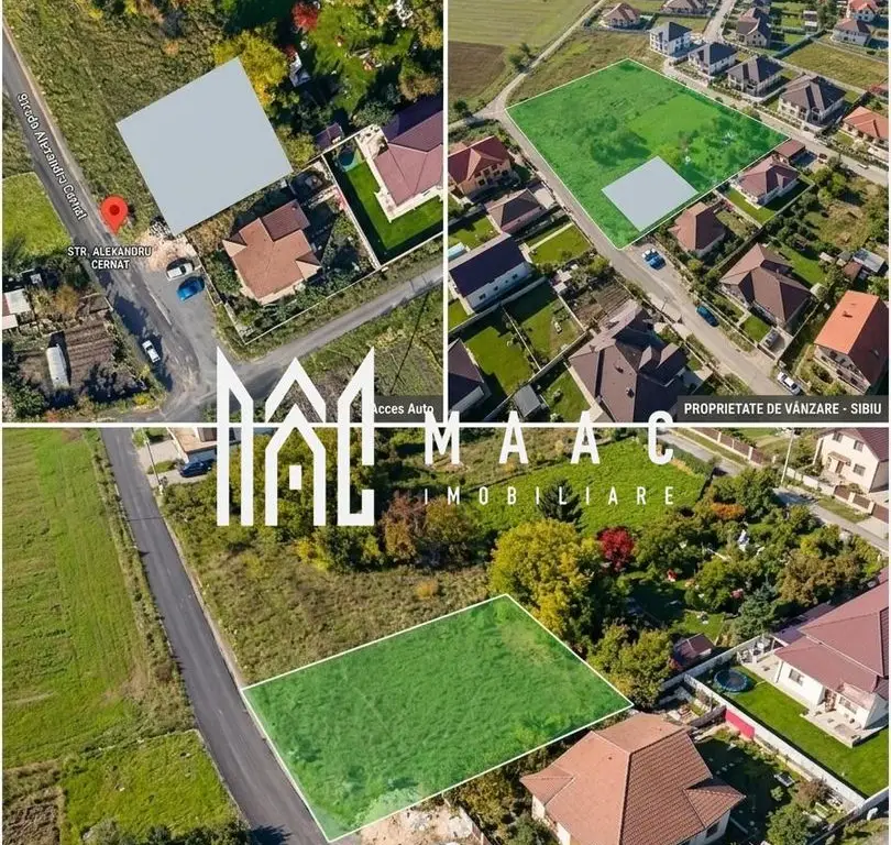 Teren intravilan 500 mp | Veterani, Sibiu | acces auto direct
