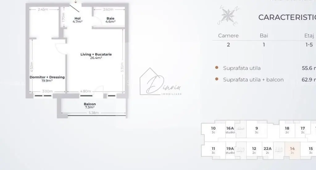 2 camere MTM Pipera Lake I Rond OMV I Complex Premium