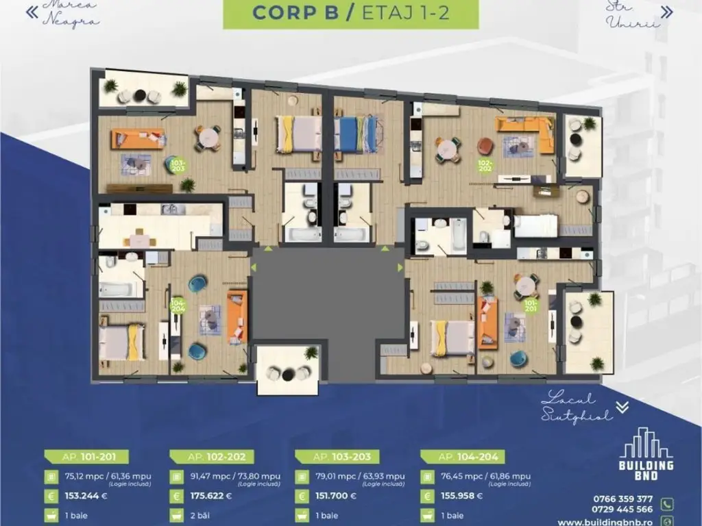 Finalizat-Ap 2 camere Bd Mamaia