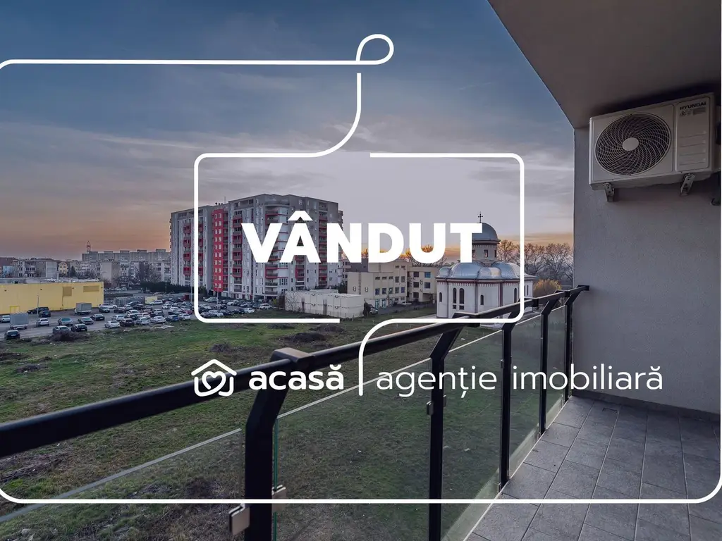 VÂNDUT! Apartament 2 camere, bloc nou, malul Mureșului