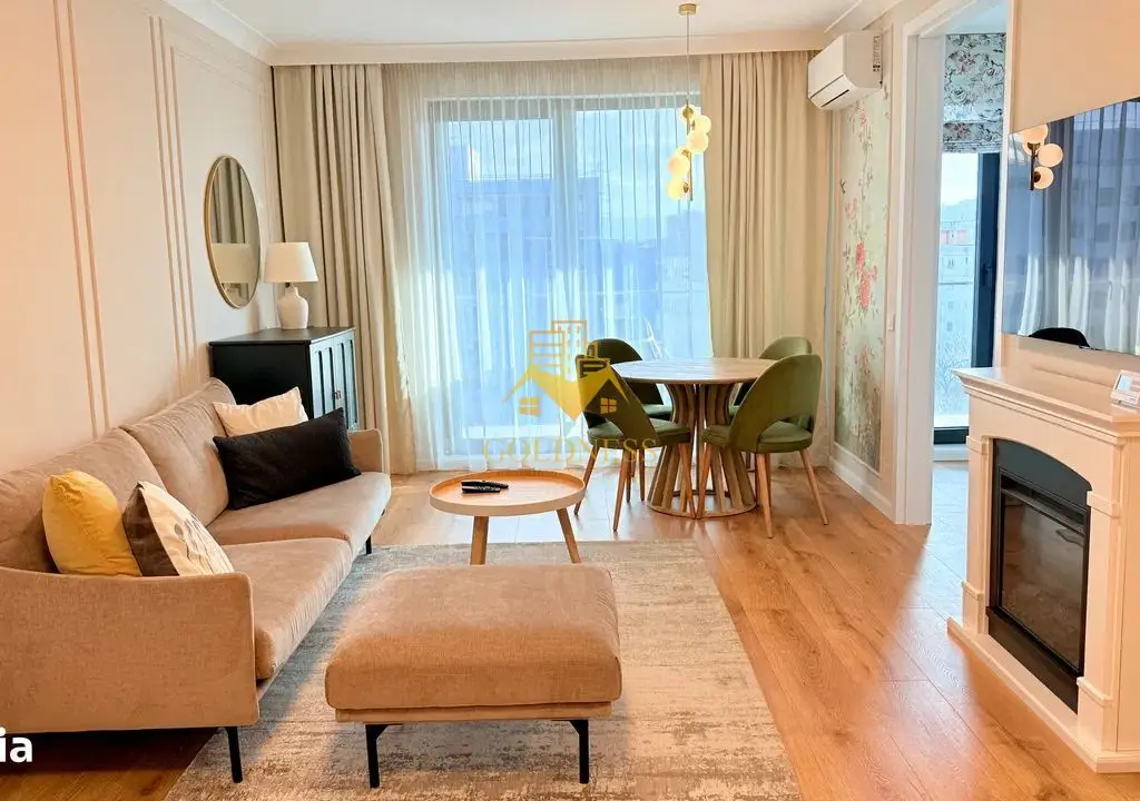 2 camere, premium, AC, garaj, bloc nou, Plopilor zona parcul Rozelor