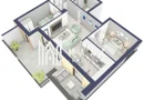 Apartament 3 camere | Balcon 22.2 mp | Etaj 3 | Turnisor