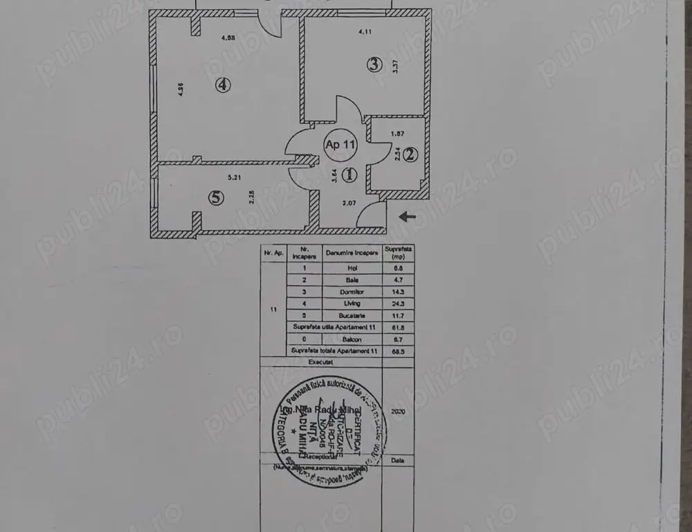 Apartament cu 2 camere in Bragadiru zona Prelungirea Ghencea