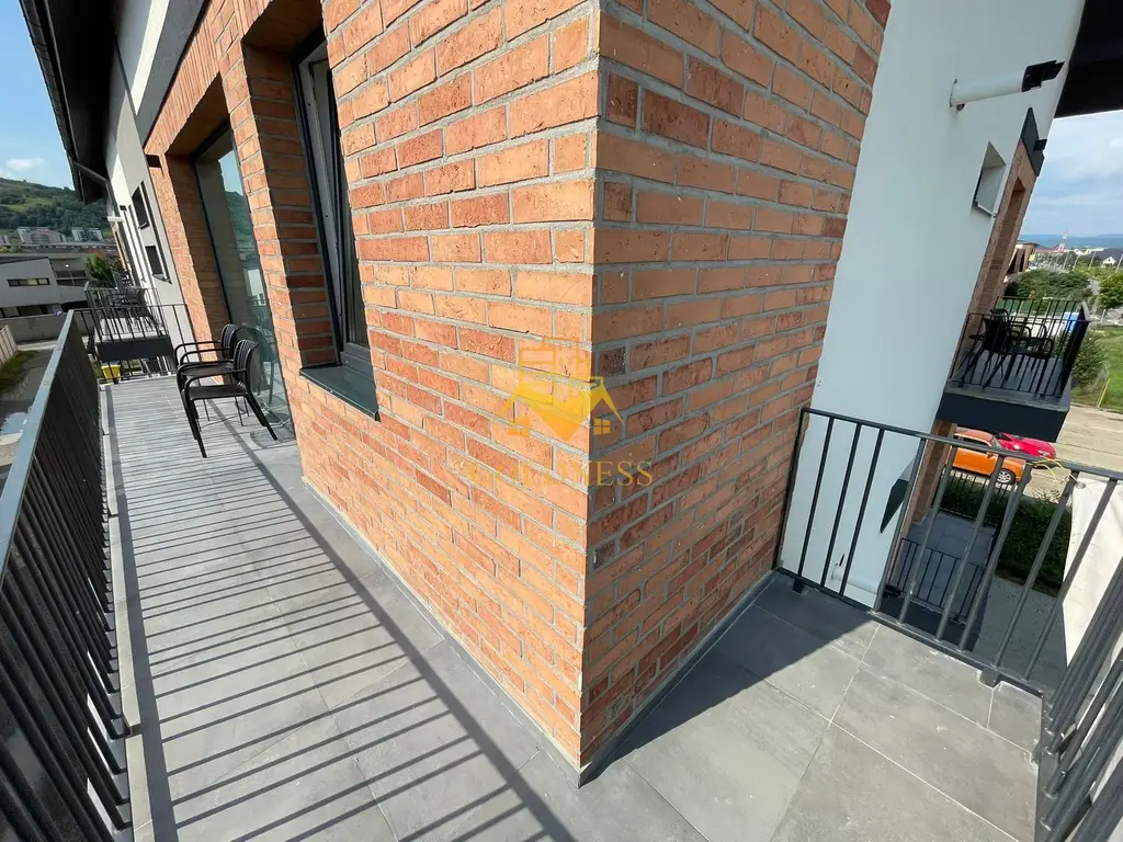 Studio modern, prima închiriere, parcare, terasă, Urușagului, Florești