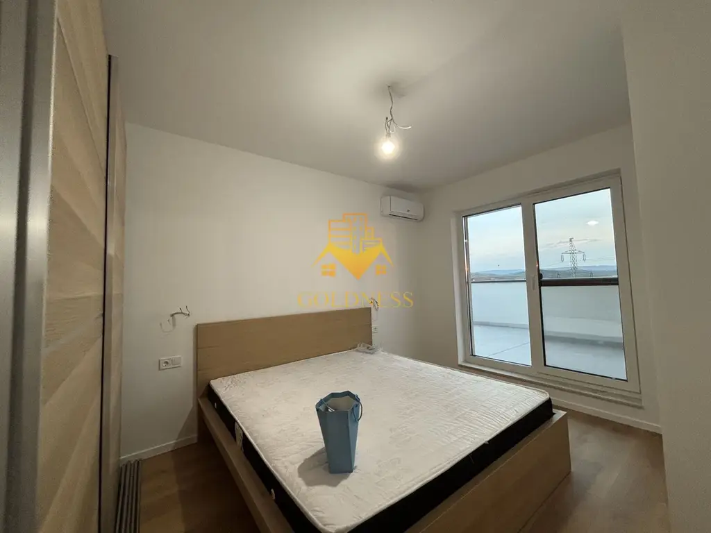 3 camere, modern, parcare, prima închiriere, terasă 46 mp, totul nou