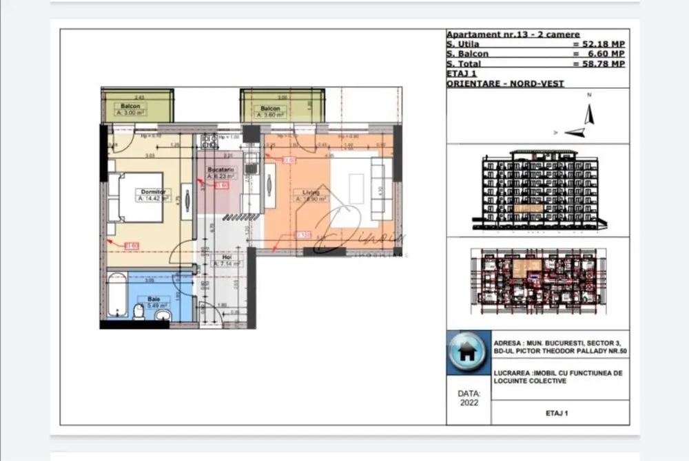 Apartament 2 camere Theodor Pallady I Bloc 2023 I Mutare imediata!