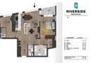 3 camere open space, Parcare,Zona Rivus Mall, Parc Armatura, Gara,Iris
