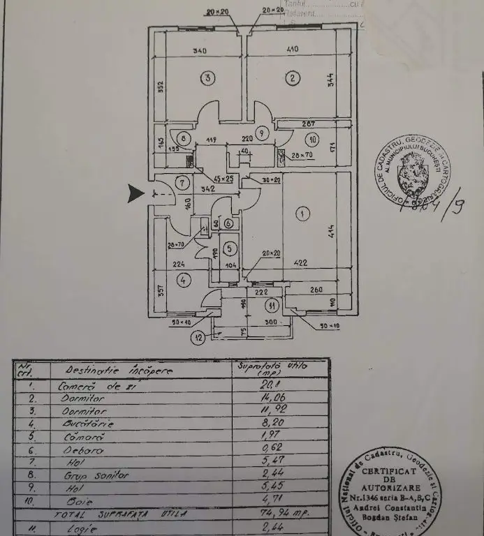Apartament 3 camere AFI Cotroceni, bloc 4 etaje, constr. 1993 / SCHIMB cu casa
