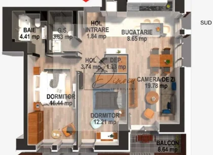 Apartament 3 camere Moghioros Park Residence | Loc parcare I COM 0%