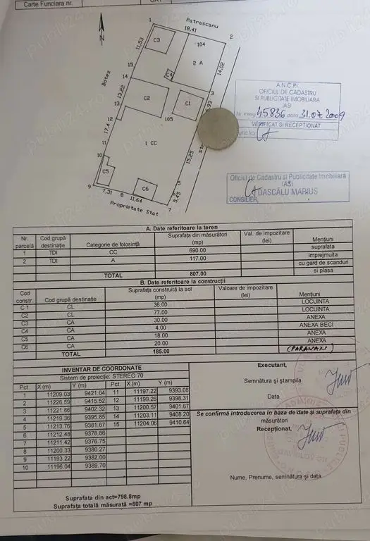 Vand casa bătrânesca