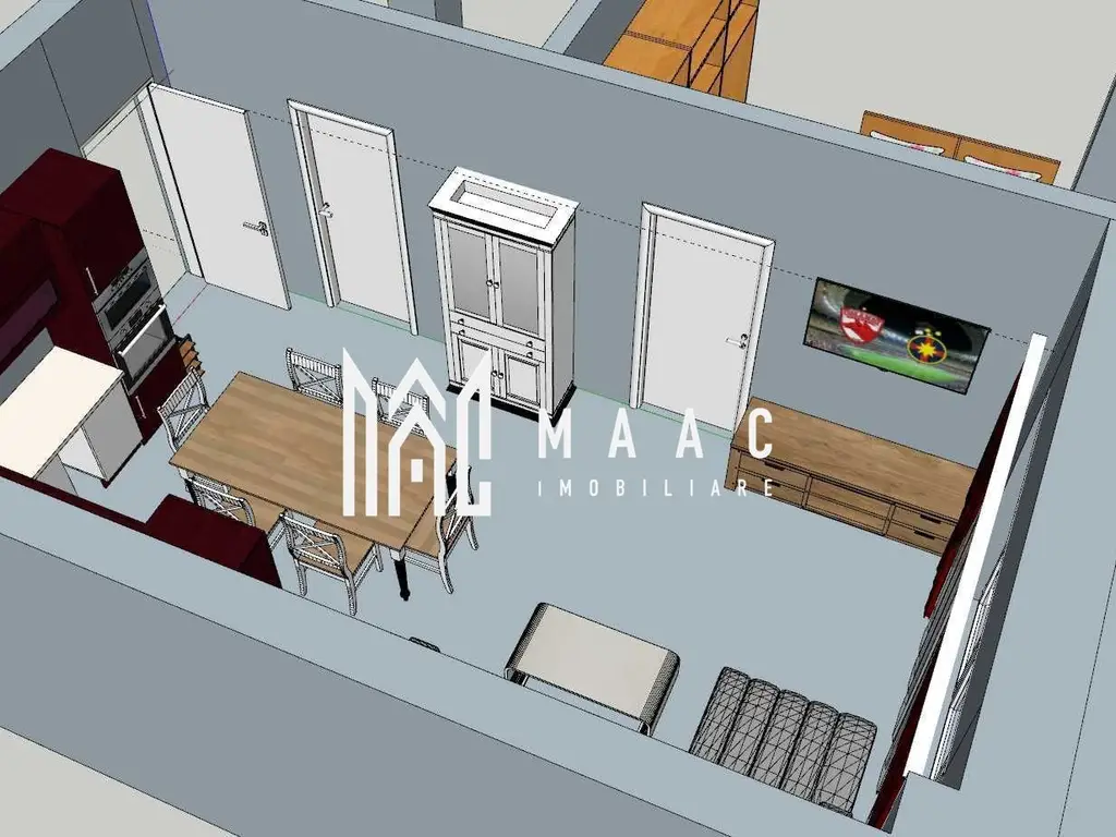 Apartament 2 camere decomandat | Șelimbăr | etaj 1, balcon