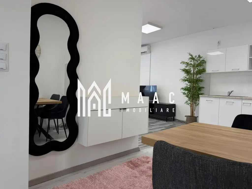 Apartament 1 camera | Etaj 1 | Curte | Modern | Central