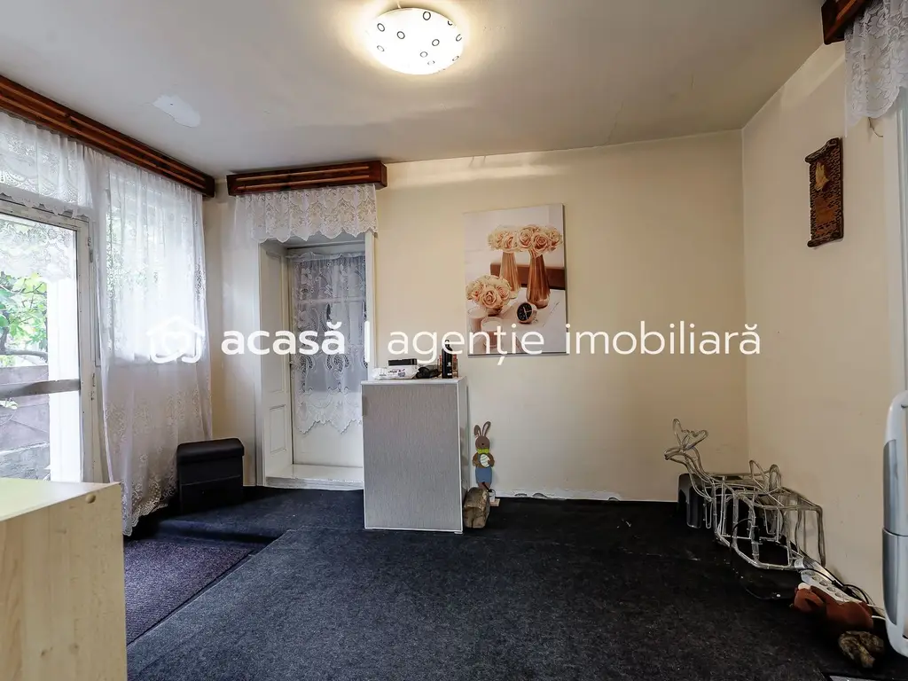 Locuință pentru familie mare apartament la casă, cu teren, Bujac.