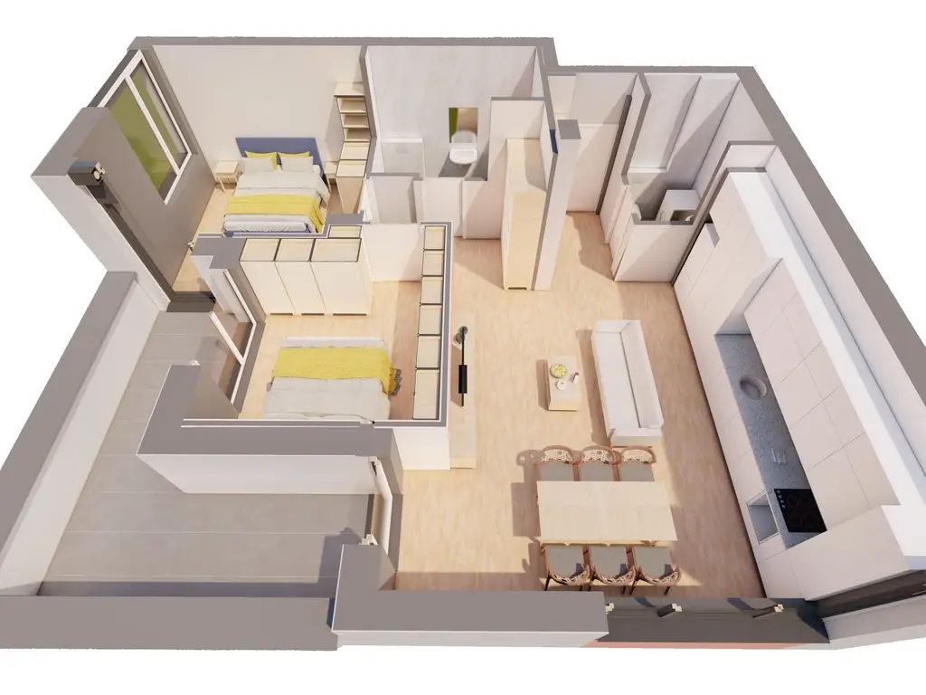 De vanzare PENTHOUSE într-un bloc nou marca ARED Comision 0%