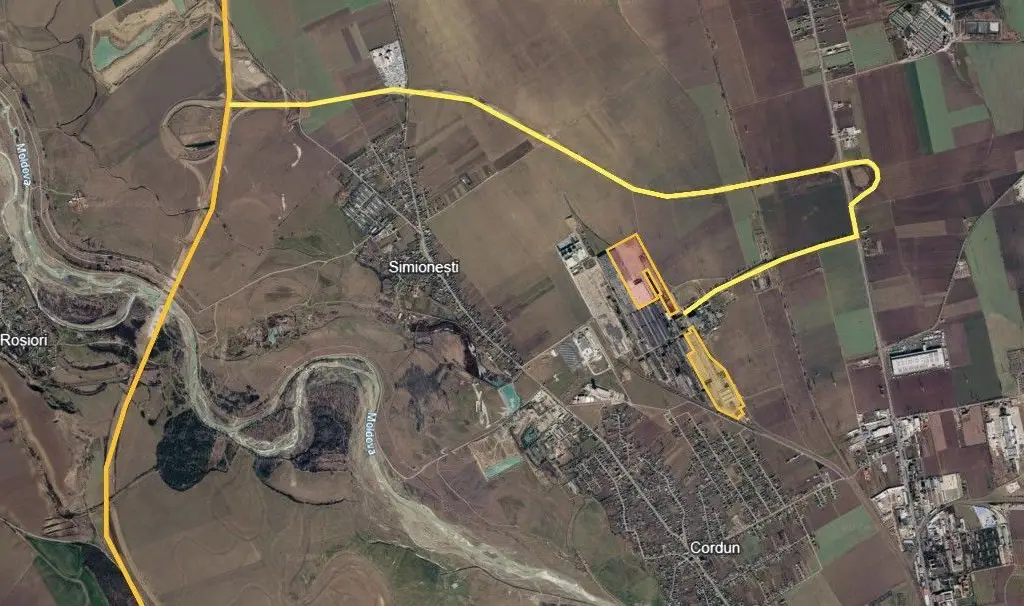 Hală Industrială 57.060 mp Hub Logistic&Producție Autostrada A7 Roman