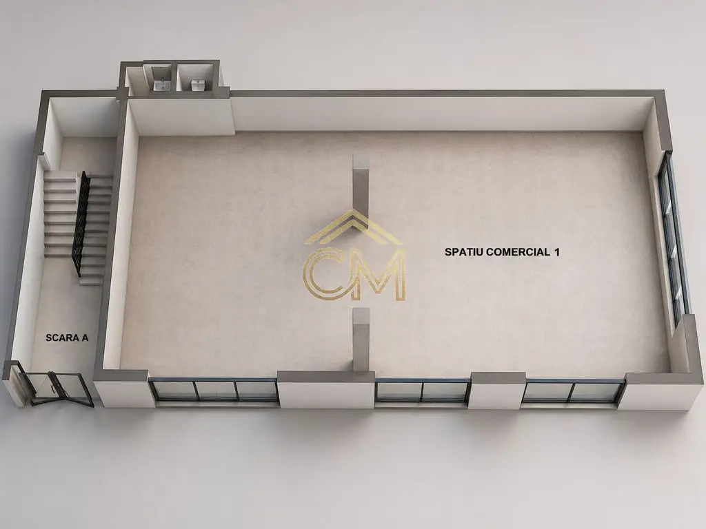 Spatiu Comercial - 95 MP Construiti-Parter-Selimbar