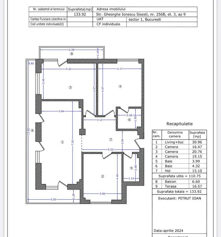 BLOC NOU 2024 • S.M.E Residence SISEȘTI  Apartament 4 Camere