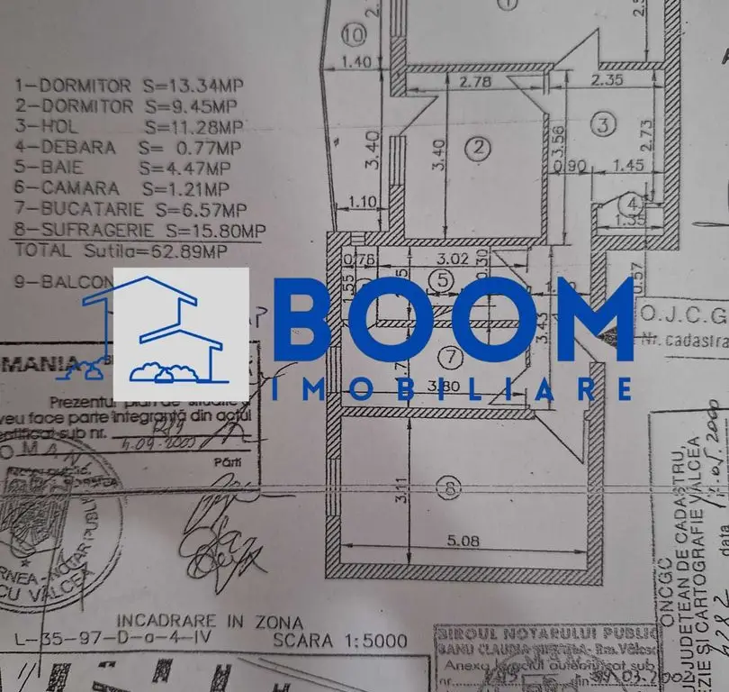 Apartament 3 camere | Ostroveni | Etaj 1 | Zona Hermes