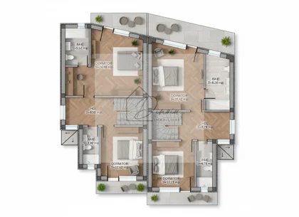 Vila 5 camere Otopeni - centru I individuala, calcan I P+1E+M I COM0%