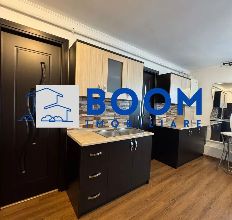 Studio Mansarda | 28 Mp | Centrala Proprie | Complet Mobilata