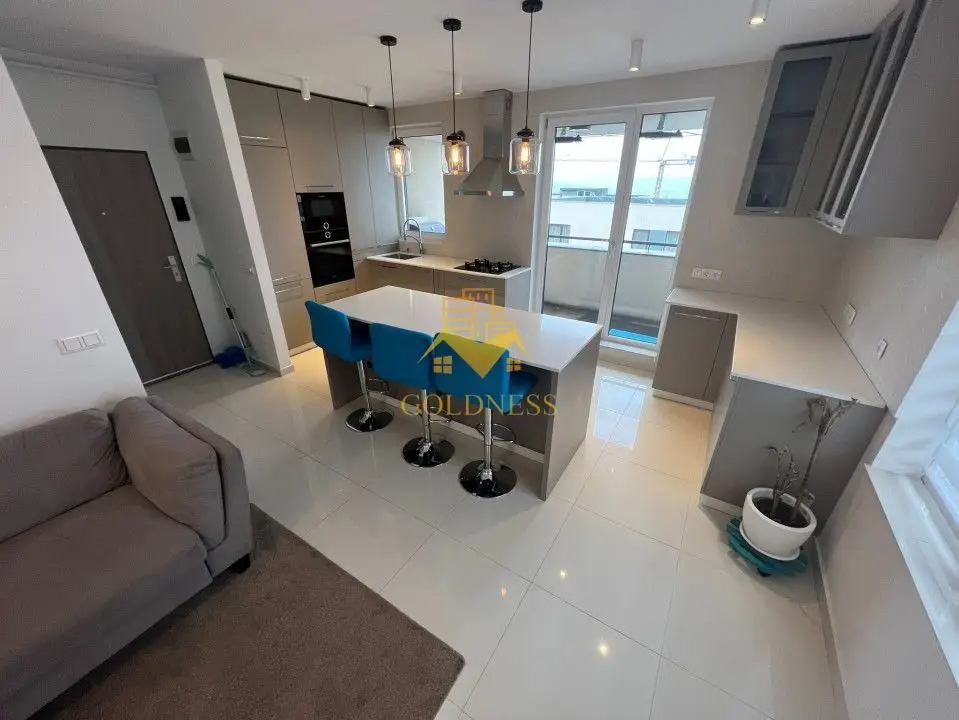 2 camere open space, modern mobilat, parcare subterana,AC,Pet Friendly