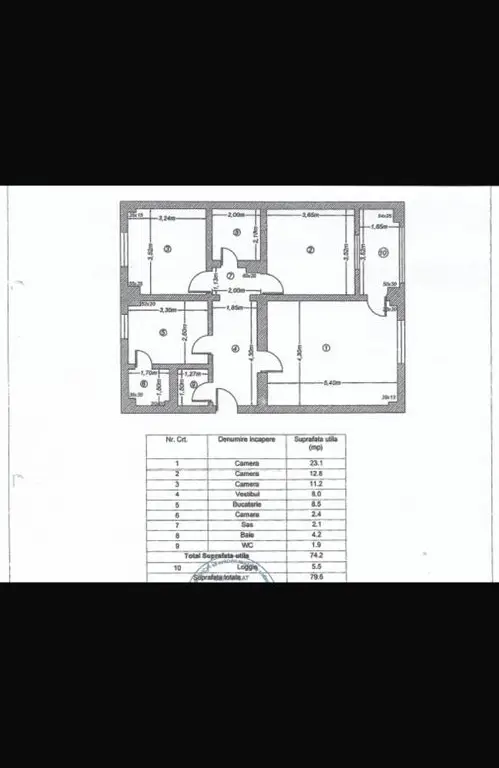 Apartament de vanzare 3 camere Bd Octavian Goga- zona Unirii