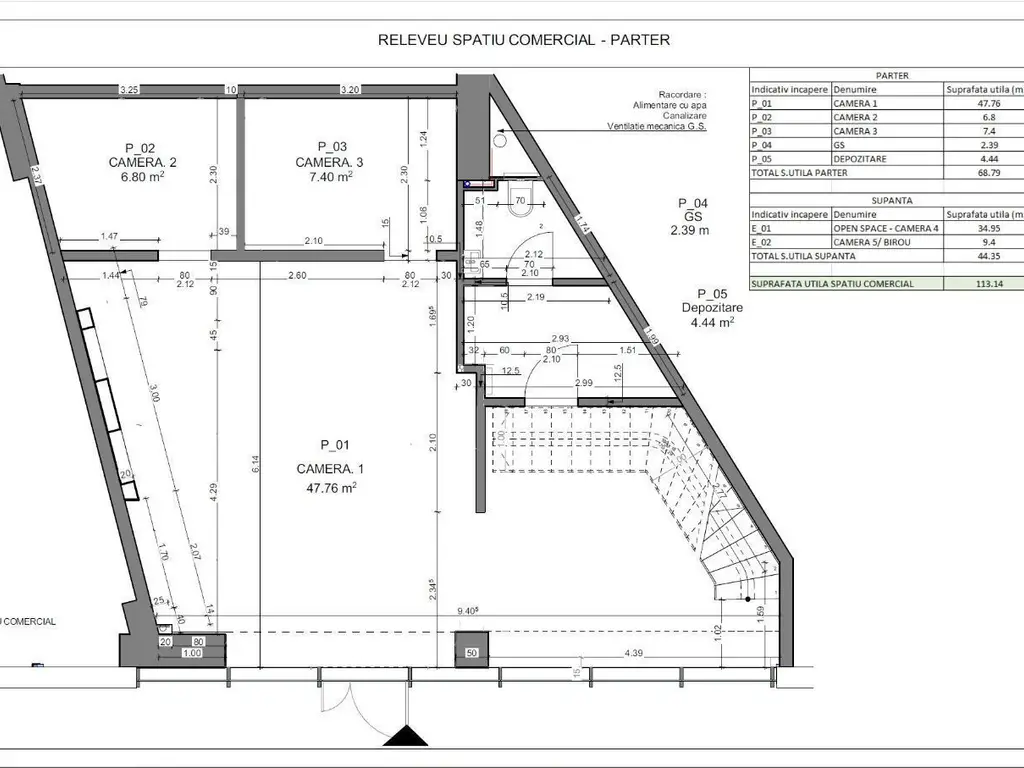 Spațiu Comercial 113mp,Chiriaș 2900€/lună,7 min de Victoriei,Proprieta
