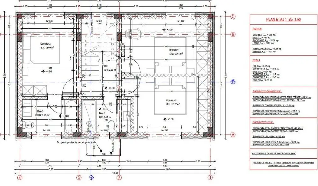 Casă de vânzare Otopeni- P+1 sau P+1+M, 2 locuri parcare, acces facil către DN1