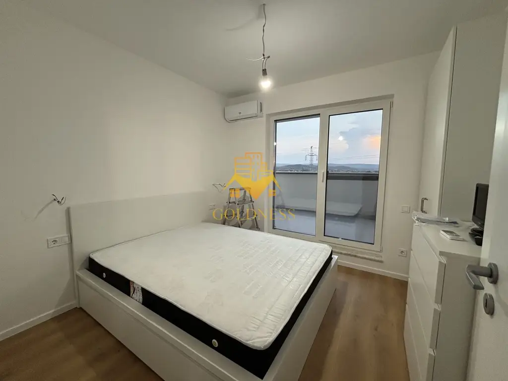 3 camere, modern, parcare, prima închiriere, terasă 46 mp, totul nou