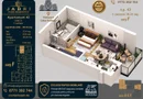 Apartament 43, Corp F – Studio | 38,51 mp | Etaj 3 | Jabri Nord Reside