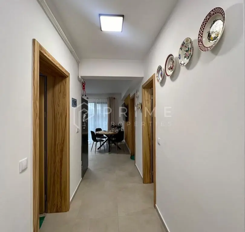 Apartament modern cu 3 camere, bloc nou cu lift și parcare privată