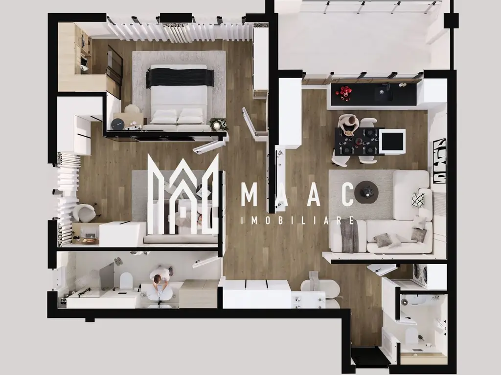 APARTAMENT 3 CAMERE I 71.1 MP I CALEA SURII MICI