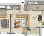 Apartament 3 camere decomandat - Militari Residence