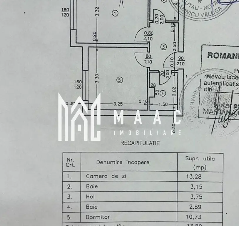 Apartament 2 camere | 34 MP
