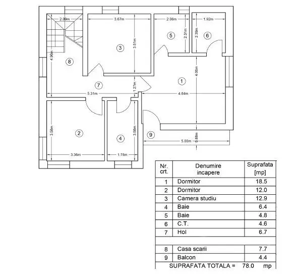 Casă P+1 modernă, finisaje premium, teren 375 mp | Tunari