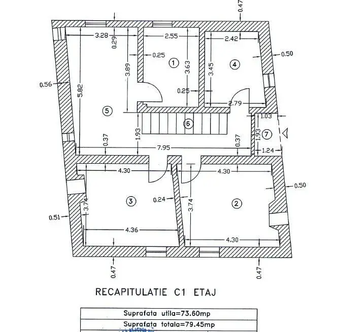 Casă modernă P+1 Tunari | 5 camere | 150 mp utili