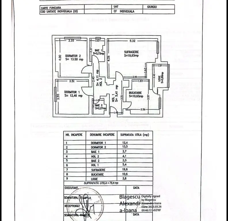 Apartament 3 camere de vânzare – Miron Nicolescu