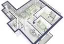 Apartament 3 camere | Balcoane 15.1 mp | Etaj 1 | Turnisor