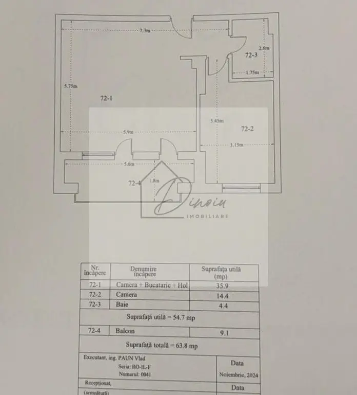 Apartament 2 camere Baicului I Quartz Residence I 2 parcari si boxa