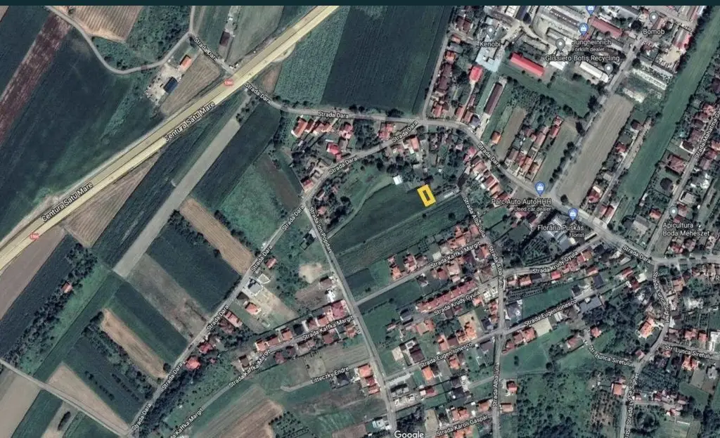 Teren intravilan,676 mp, zona strazii Dara