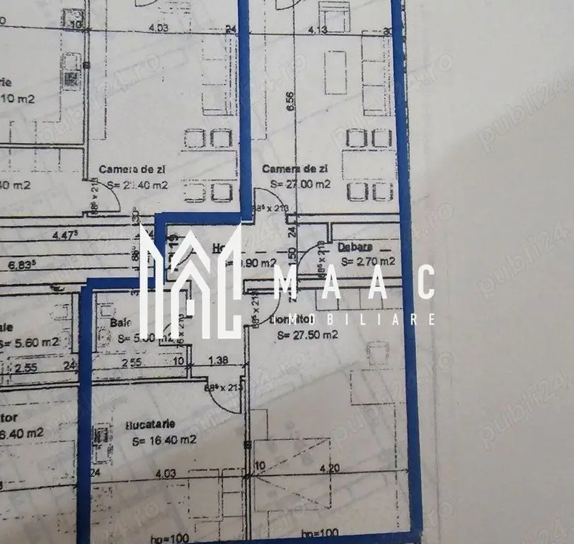 Apartament 2 camere | Decomandat | 97.5 mp | Terezian