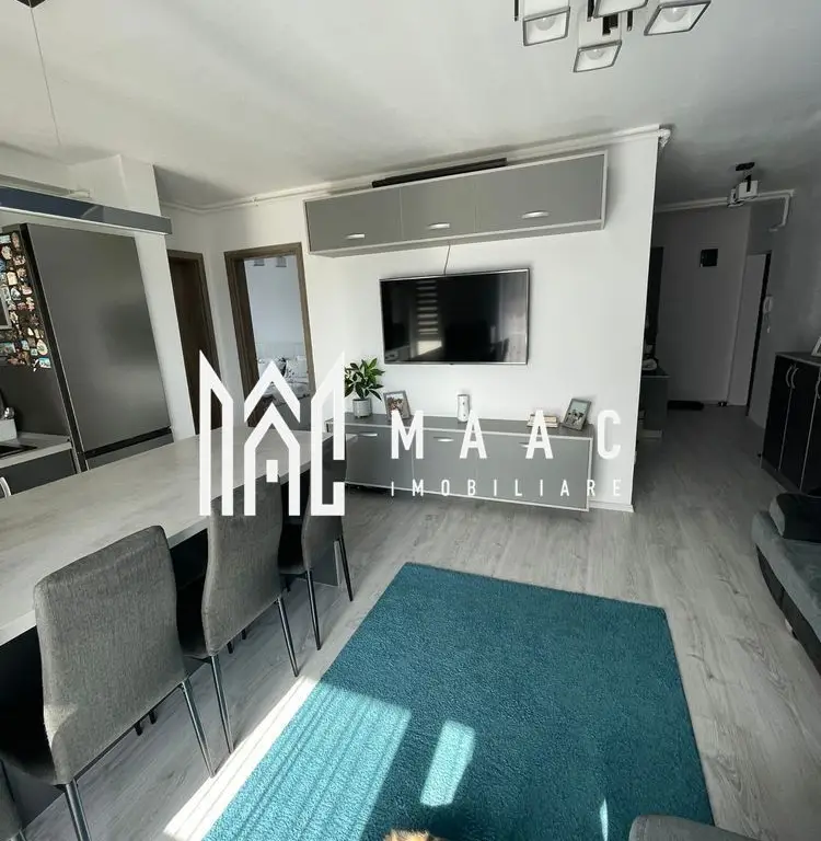 Apartament 3 camere decomandat | Vest Sibiu | balcon, parcare