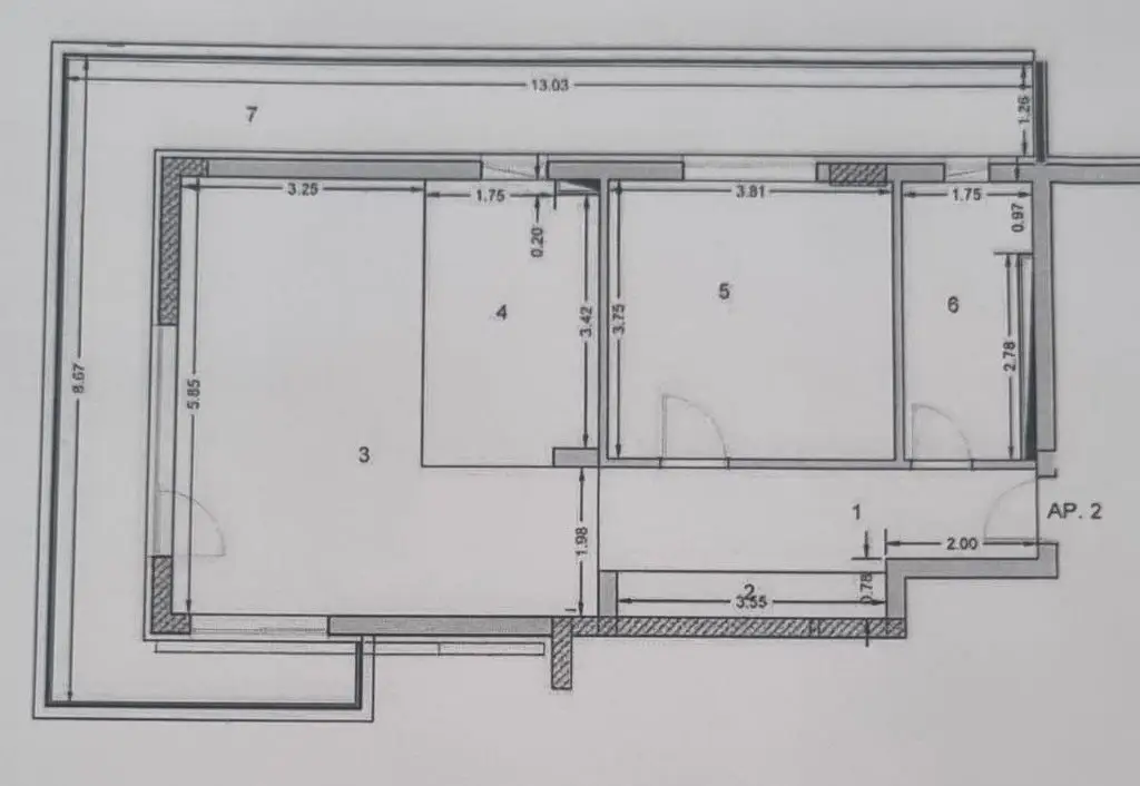Apartament Alpha Arena: 62 mp utili + 28 mp terasă | Mobilat și utilat
